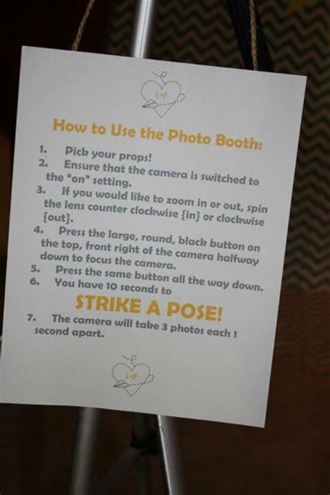 Photobooth Instructions