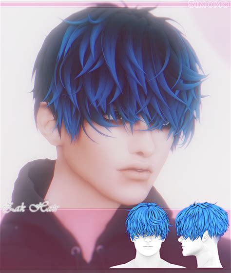 Simomo Cc ~zak Hair~ 200 Swatches For Male Sims Emily Cc Finds