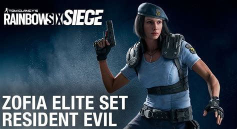 Rainbow Six Siege Gets Jill Valentine Elite Set From Resident Evil For