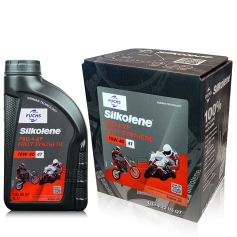 FUCHS SILKOLENE PRO 4 10W40 XP OLEJ SILNIKOWY 4T 5 litrów ZESTAW