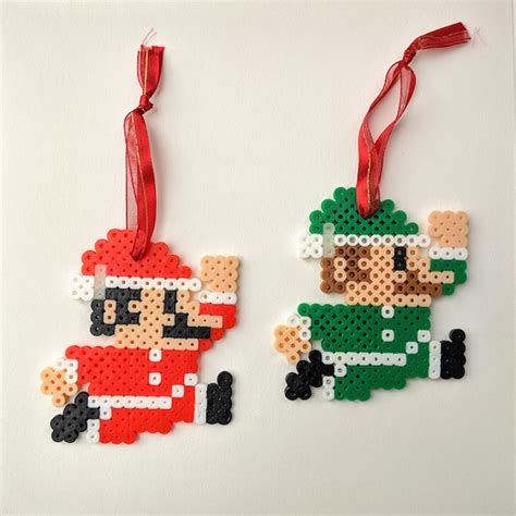 Mario Christmas Ornaments - Etsy