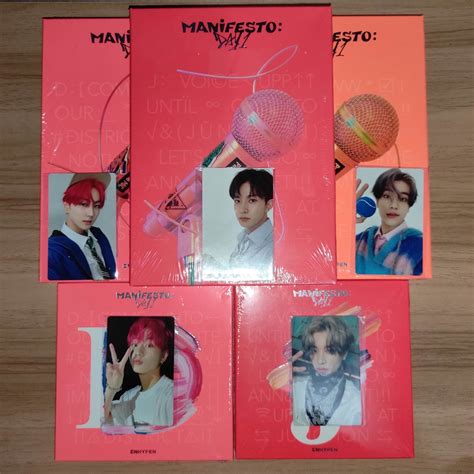 Enhypen Manifesto Day Album With Weverse Japan Pob Shopee