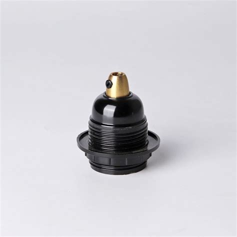 Threaded Bakelite Socket With Brass Cord Grip Shade Ready Diy