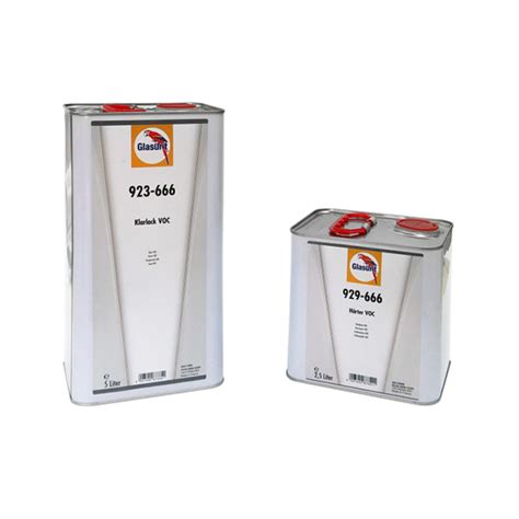 Transparent glasurity 923-666 lt 5 with catalyst 929-666 lt 2.5 ...