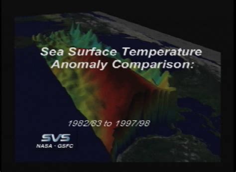 NASA SVS El Niño Sea Surface Temperature Anomaly Comparison 1982