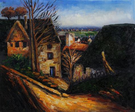 The House Of The Hanged Man At Auvers C Zanne Painting At Overstockart