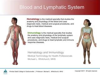 Blood And Immune System PPT