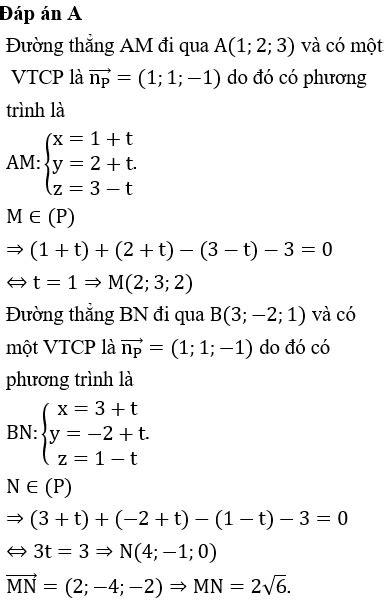 Trong không gian với hệ tọa độ Oxyz cho hai điểm A 1 2 3 B 3 2 1