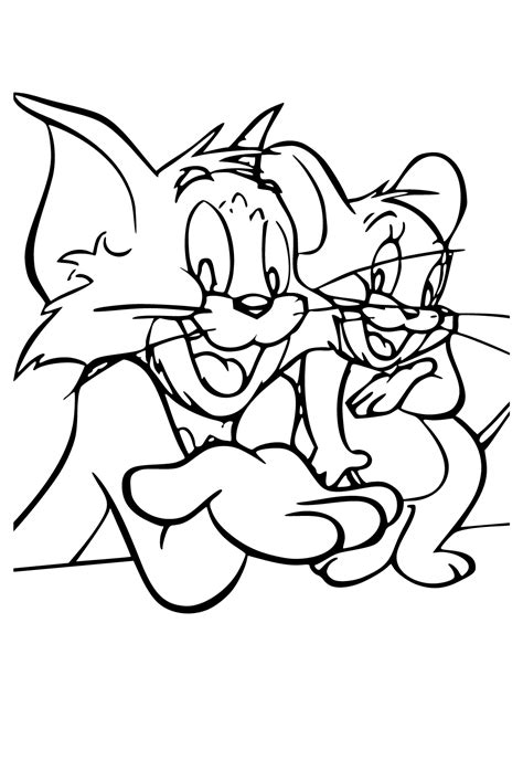 Free Printable Tom and Jerry Friends Coloring Page, Sheet and Picture for Adults and Kids, Girls ...