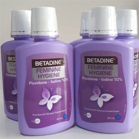 Jual Betadine Feminine Hygiene 60ml Pembersih Khusus Wanita Shopee