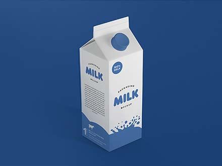 Free Milk Bottles Mockup PSD