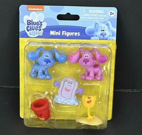 Blues Clues And You Collectible Mini Figure Set Set Of 5 Nickelodeon 2021