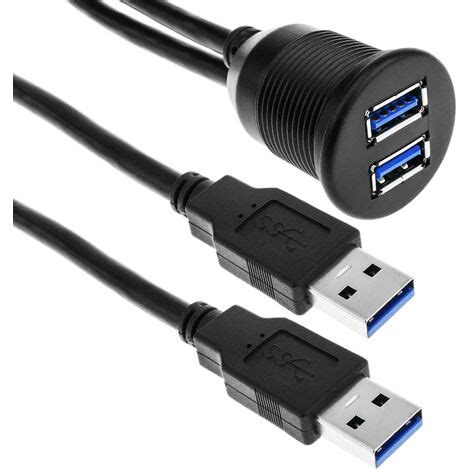 Bematik C Ble Rallonge Usb Encastr M Type A M Le Femelle