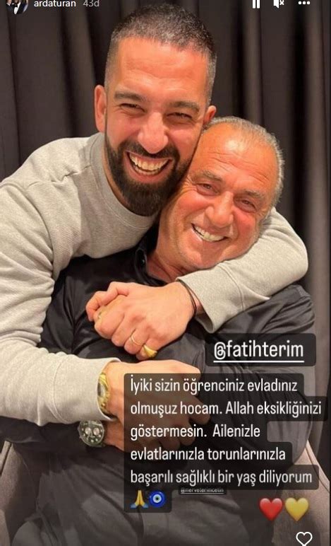 Futbolarena On Twitter Arda Turan Dan Fatih Terim E Do Um G N