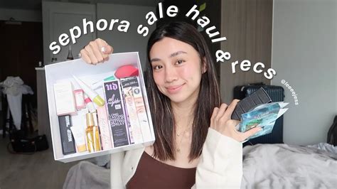 HAUL My Sephora VIB Annual Sale Haul Recommendations YouTube