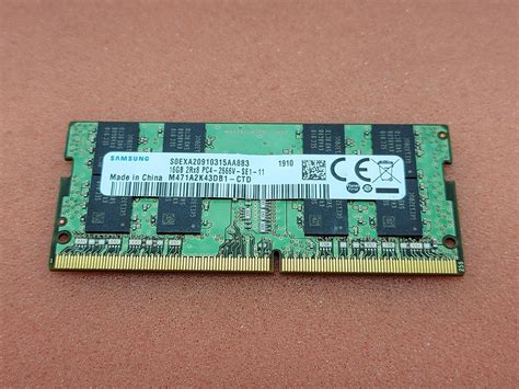 SAMSUNG 16GB LAPTOP RAM DDR4 SODIMM 2666MHz M471A2K43DB1 CTD SKU 5113