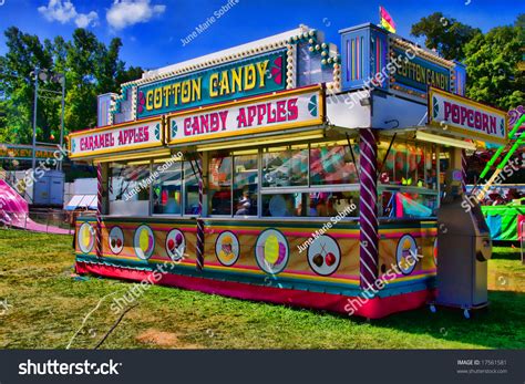 View Concession Stand Cotton Candy Caramel Foto Stock Editar Agora