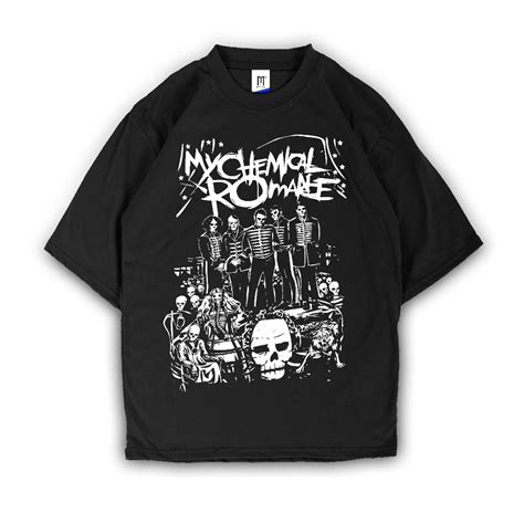 Jual Kaos Band My Chemical Romance The Black Parade Mcr Shopee