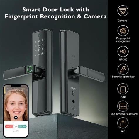 Smart Fingerprint Door Lock with Camera