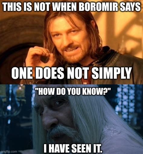 Lord Of The Rings Meme One Does Not Simply Generator