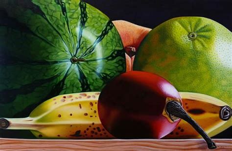 Photorealistic Paintings By Ellery Gutierrez Cuded Sweet Watermelon