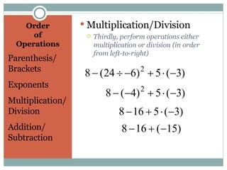 Order Of Operations PPT