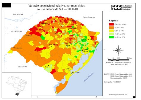 Censos Demográficos População Indicadores FEE