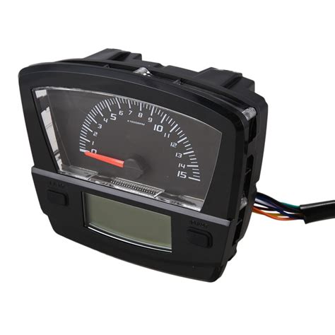 Universal V Digitale Motorrad Oeter Lcd Meter Speeeter Tachometer