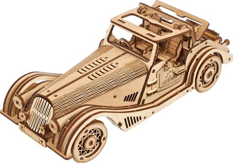 Amazon UGEARS Sports Car Rapid Mouse 3D Car Model Puzzle With