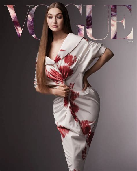 Gigi Hadid - Vogue US March 2021 • CelebMafia