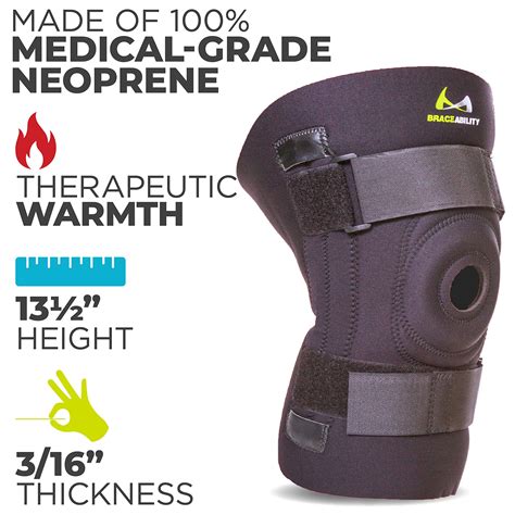 BraceAbility Knee Brace For Large Legs And Bigger People With Wide