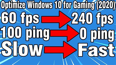 How To Optimize Windows For Gaming Working Increase Fps And