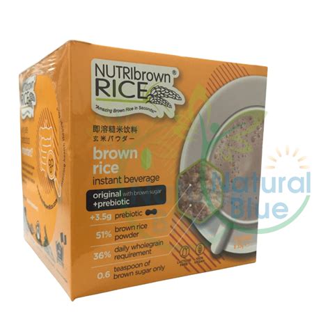 Natural Blue Marketing Sdn Bhd Nutribrownrice Brown Rice Instant