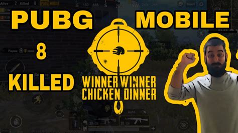 Pubg Mobile Best Chicken Dinner Winner Youtube