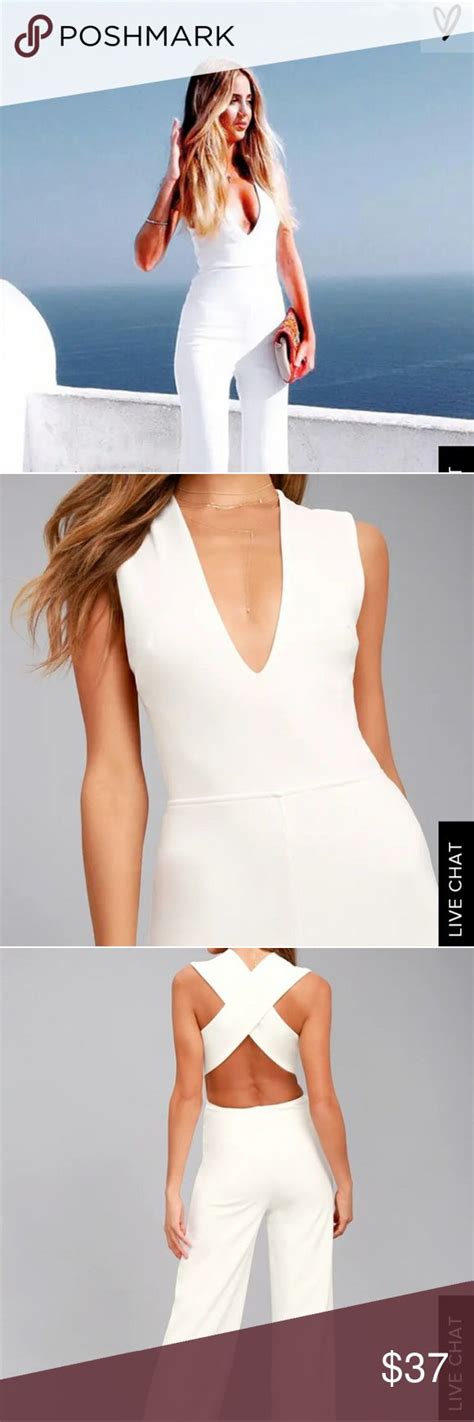 Lulu S Think Out Loud Backless Jumpsuit