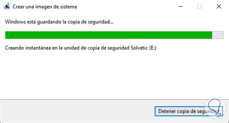 C Mo Crear O Restaurar Una Imagen Del Sistema Con Windows Solvetic