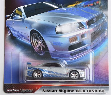 HOT Wheels Fast Furious Premium Fast Imports Silver Nissan Skyline GT R Buy Online In