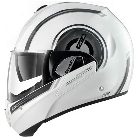 Shark Evoline Series 3 Moov Up Motorcycle Helmet Flip Front Helmets