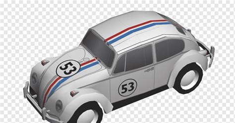 Volkswagen Escarabajo Herbie Coche Papel Volkswagen Auto Compacto