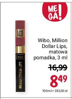 Pomadka Do Ust Matowa 01 Wibo Million Dollar Lips Cena Promocje