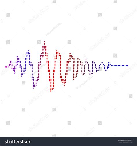 Wave Lines Seismograph Machine Illustration Background Stock Vector Royalty Free 1866985810