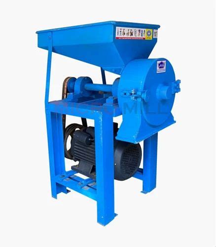 Semi Automatic Masala Powder Making Machine 3 Hp Pulverizer Machine Three Phase 10 20 Kghr At