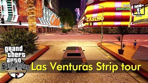 Las Venturas Strip Night Drive Gta San Andreas Definitive Edition