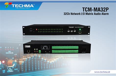 Techma Tcm Ma32p Techma Ip System