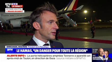 Emmanuel Macron Sur La Lib Ration Des Otages Du Hamas Nous Avons Eu