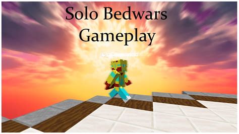 Solo Hypixel Bedwars Gameplay With Music Youtube