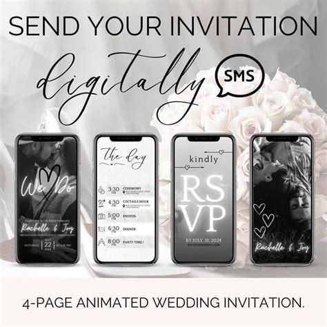 Invitation Faire Part Mariage Vid O Invitation De Mariage Num Rique