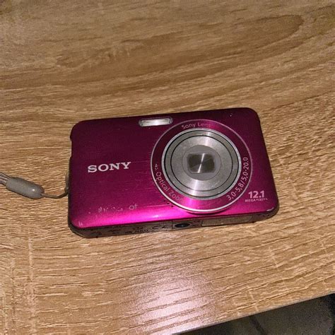 sony cybershot pink digital camera photography cameras  carousell