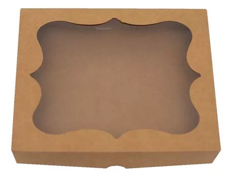 10 Caixas Multiuso Visor Decorado 19x23 5x4 5 Cm Kraft MercadoLivre