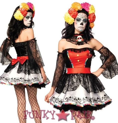 Sexy Sugar Skull Girl Costume